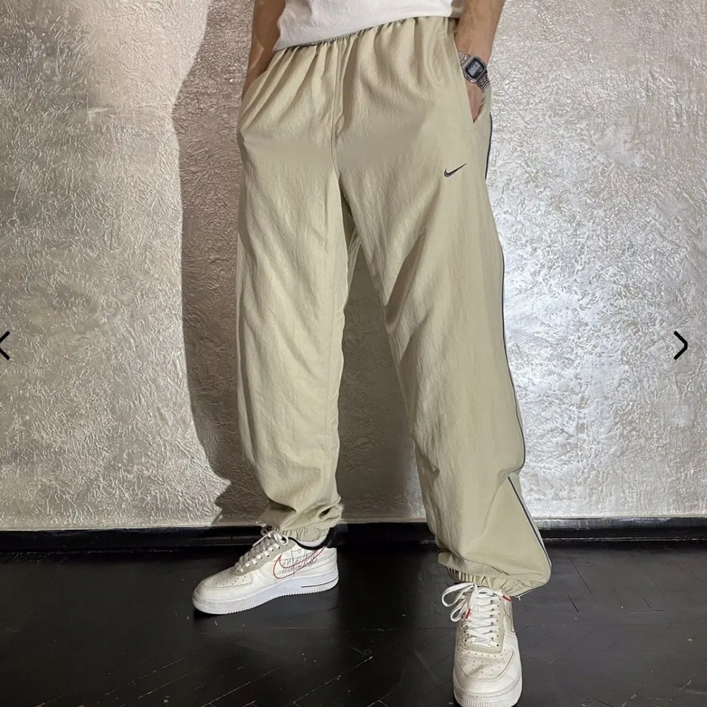 Nike Vintage Y2K Cream Track Pants US 34 / EU 50